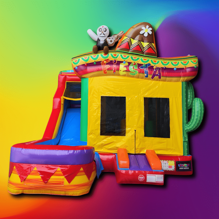 Fiesta Bounce House W/ Slide
