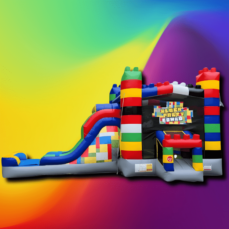 Block Party Bounce House W/ slide